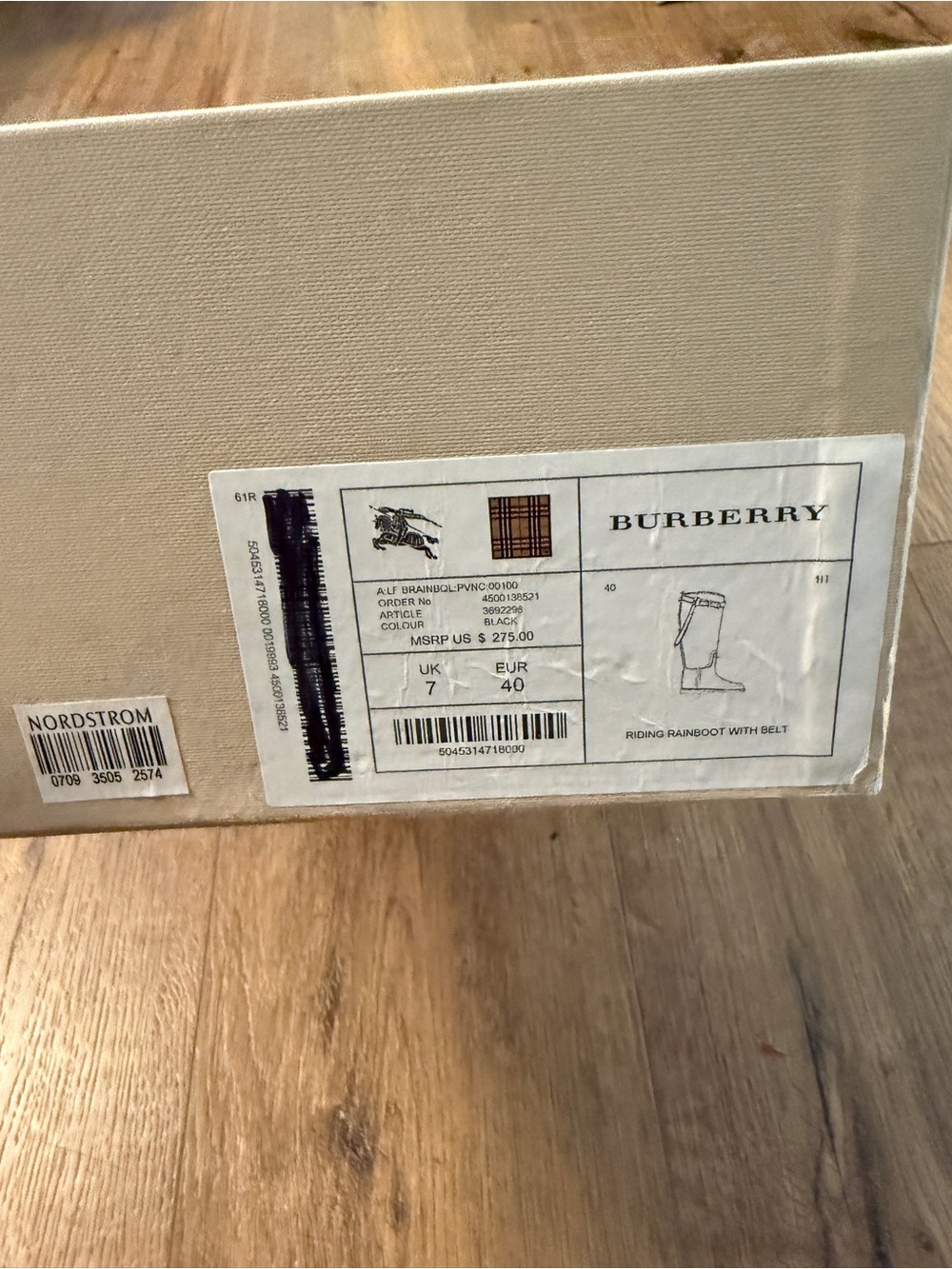 Burberry Riding Rainboot - Picture 6 of 7